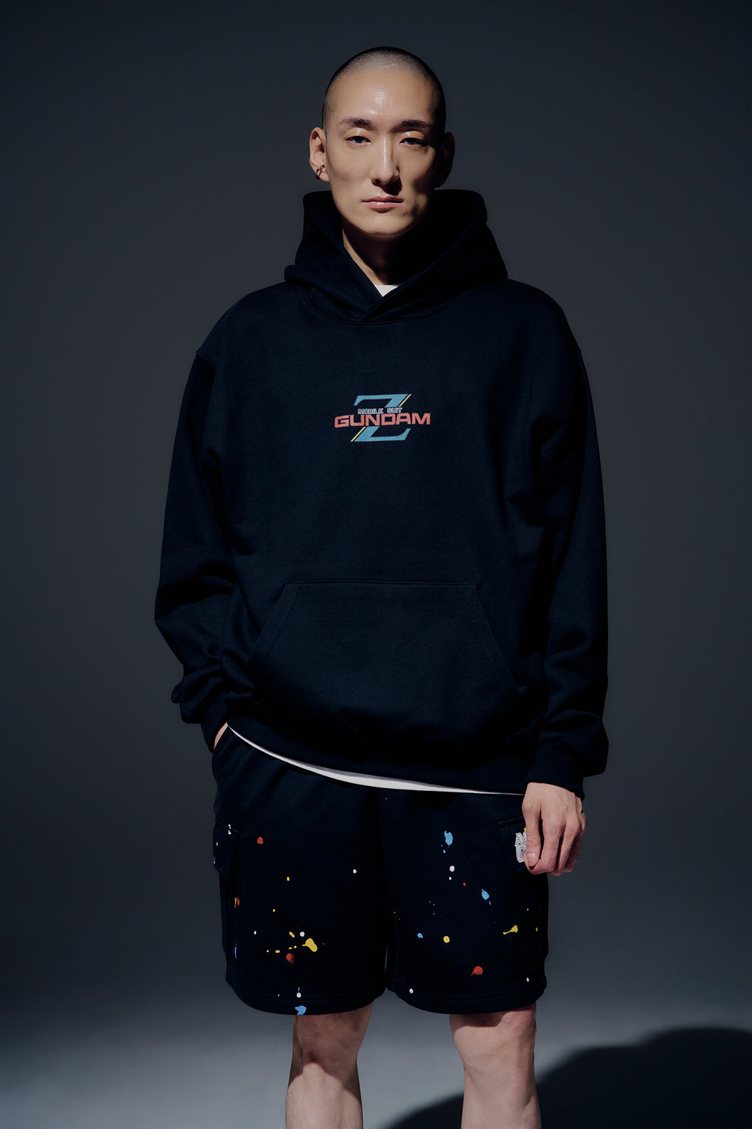 MOBILE SUIT Z GUNDAM MOBILE SUIT HOODIE BLACK
