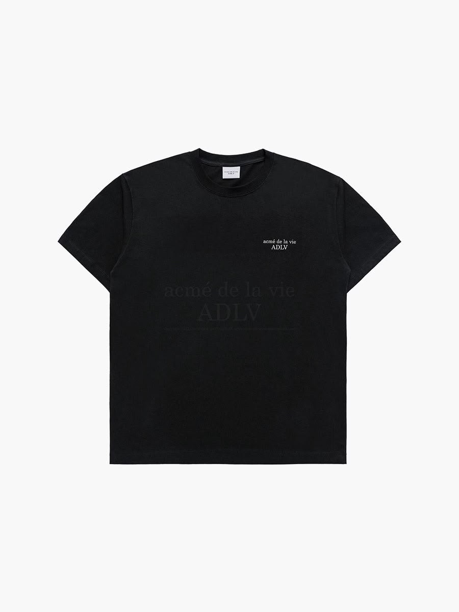 ADLV BASIC SHORT SLEEVE T-SHIRT 2 R BLACK