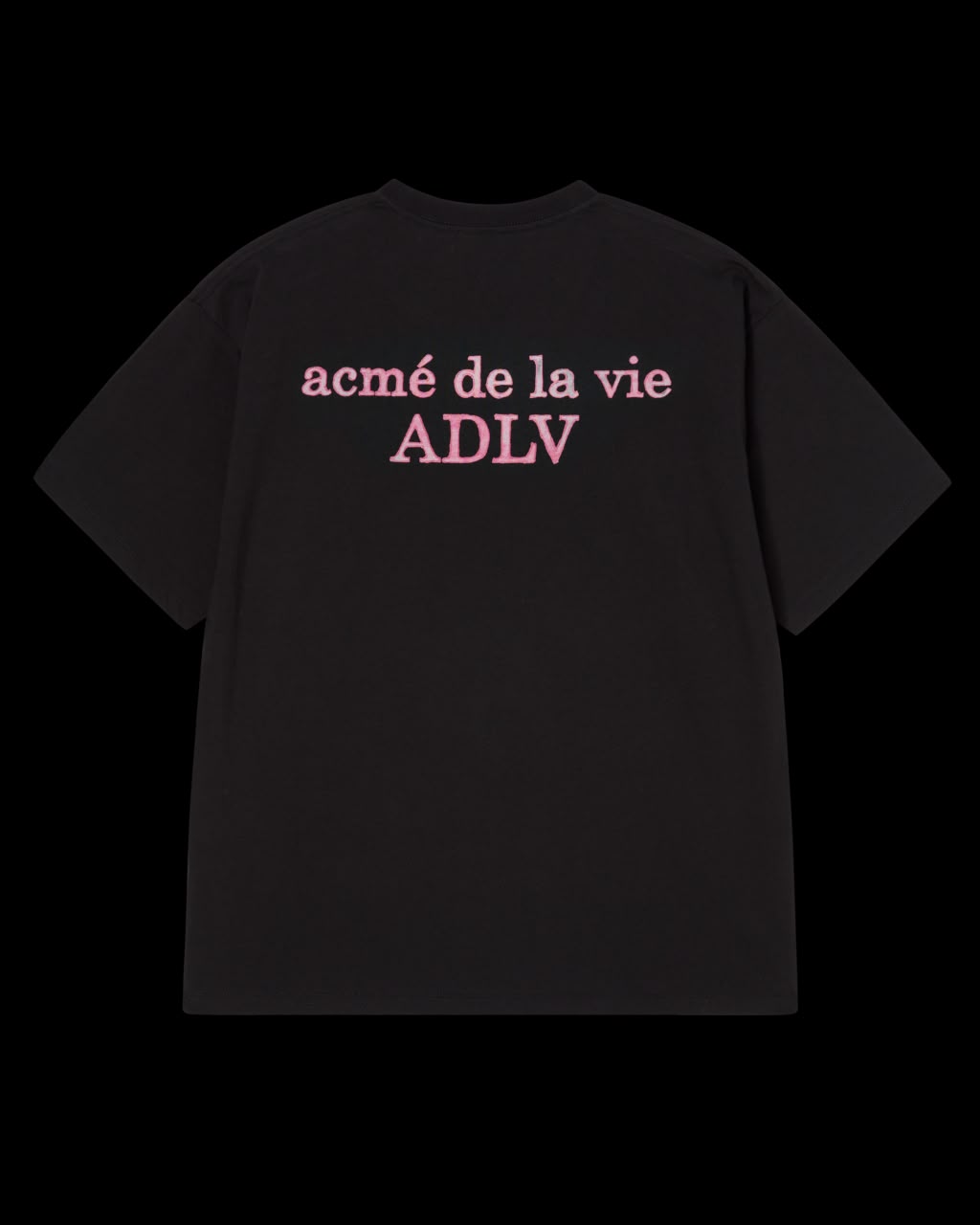 WATERCOLOR LOGO SHORT SLEEVE T-SHIRT BLACK