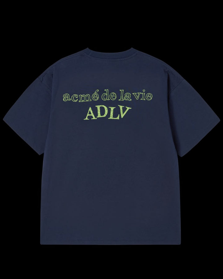 SHAKE BASIC LOGO SHORT SLEEVE T-SHIRT NAVY