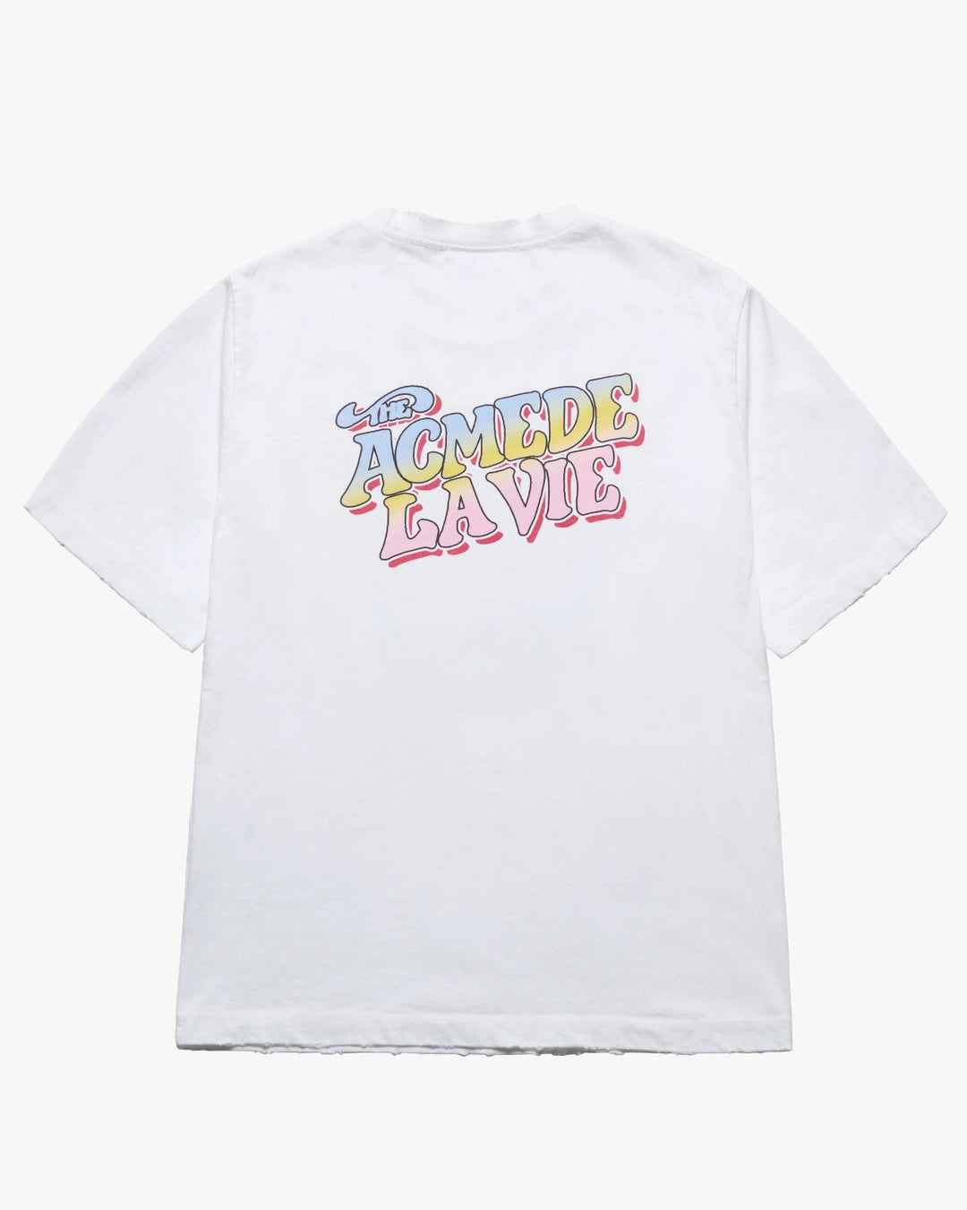 ROLINGSTONES ZIGZAG STAR SHORT SLEEVE T-SHIRTS WHITE