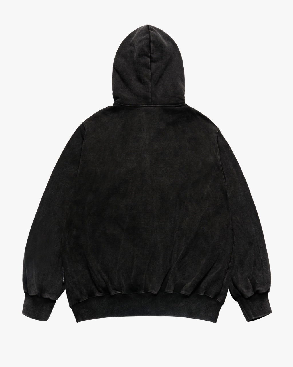 FULL GRAPHIC HOOD ZIP UP BLACK