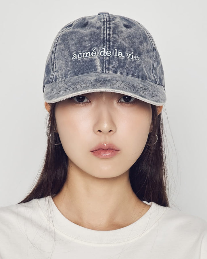 ADLV WASHED BALL CAP NAVY