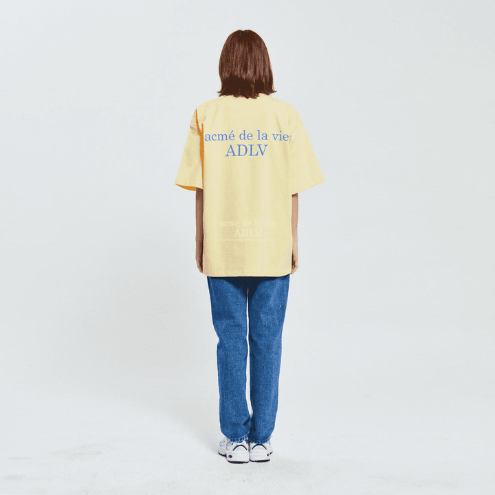 ADLV BASIC SHORT SLEEVE T-SHIRT 2 LIGHT YELLOW