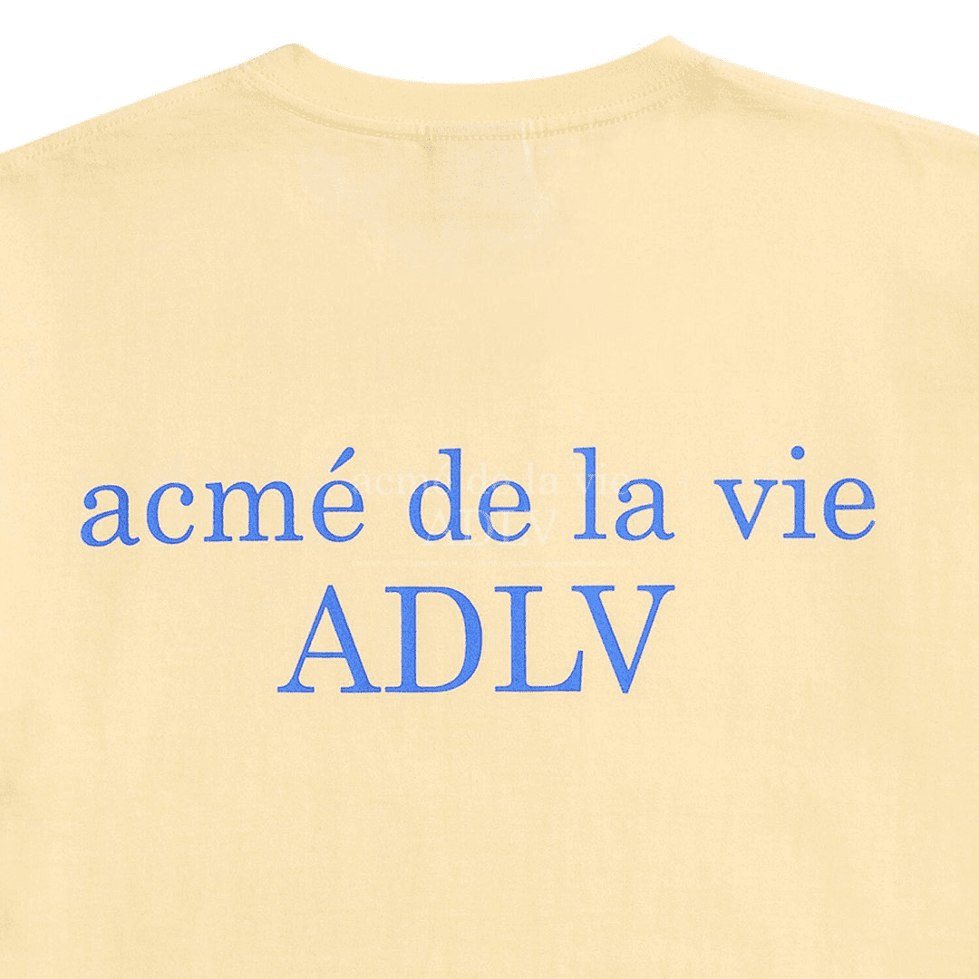 ADLV BASIC SHORT SLEEVE T-SHIRT 2 LIGHT YELLOW