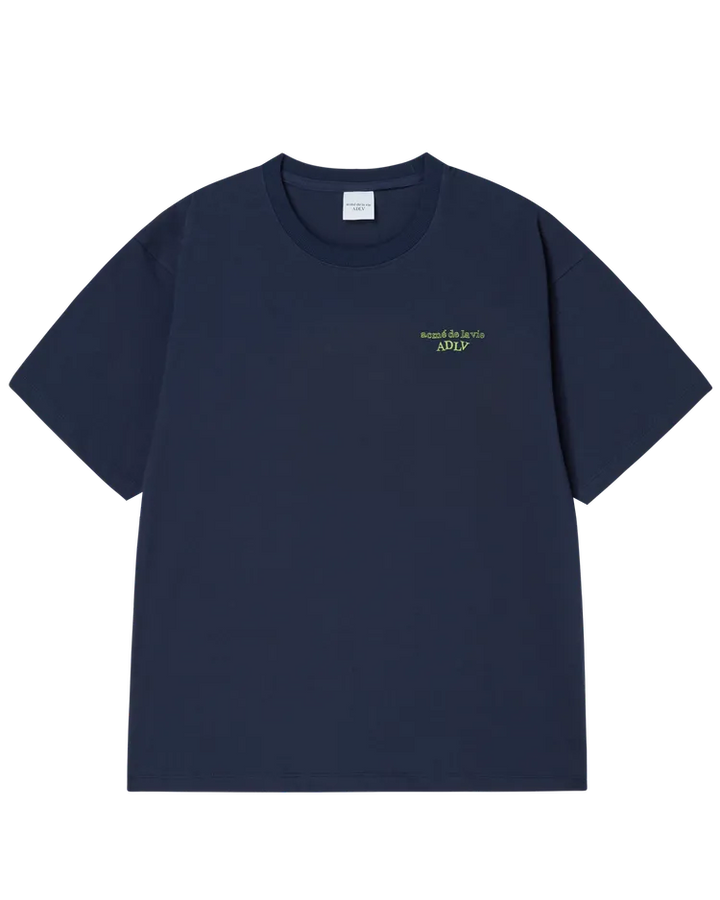 SHAKE BASIC LOGO SHORT SLEEVE T-SHIRT NAVY